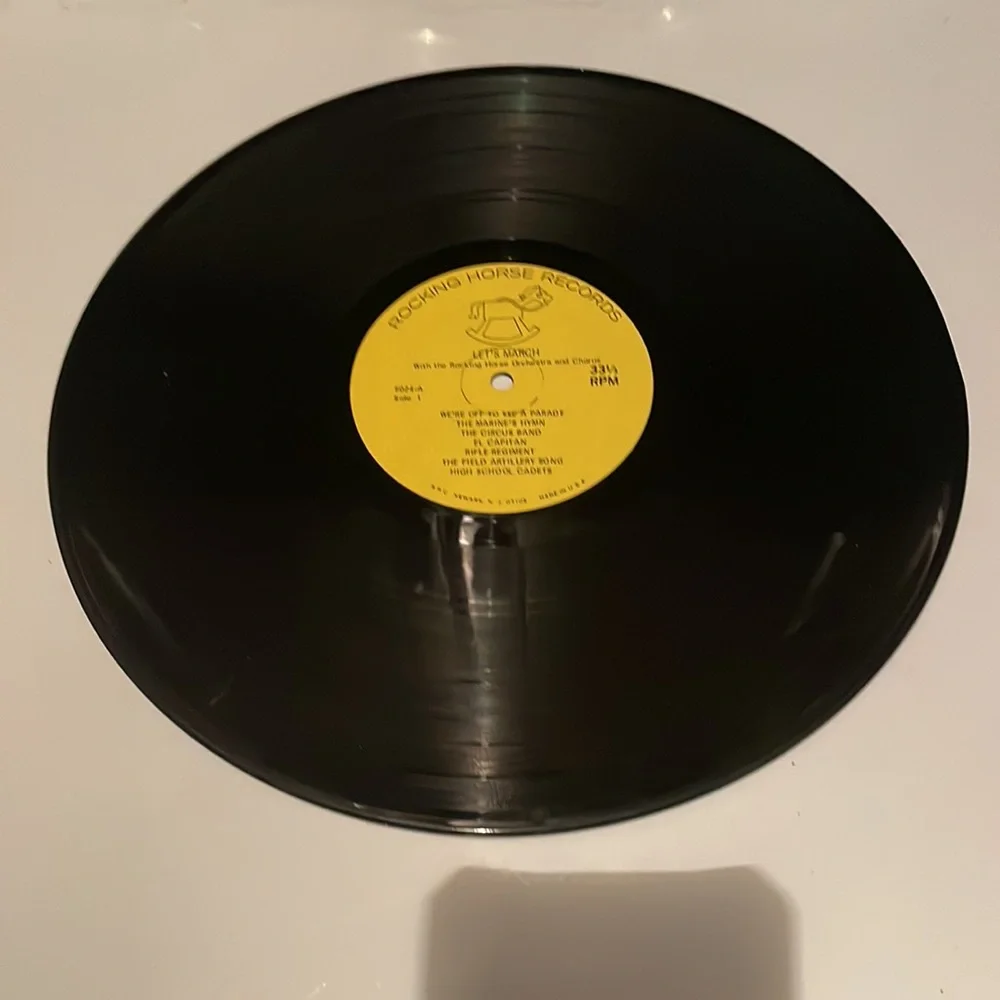 Vtg Rockinghorse orchestra let’s March Along LP record album vinyl Children’s_4
